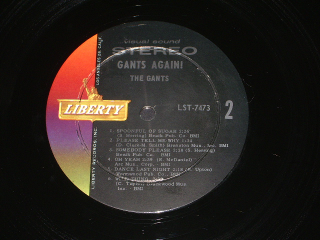 画像: THE GANTS - GANTS AGAIN!   / 1966 US ORIGINAL STEREO LP 