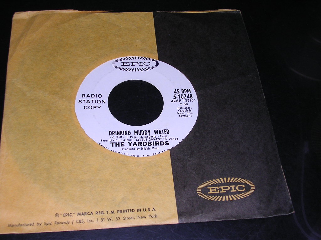 画像: THE YARDBIRDS - TEN LITTLE INDIANS  / 1967  US ORIGINAL WHITE LABEL PROMO 7"SINGLE