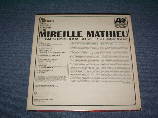 画像: MIREILLE MATHIEU - THE FABULOUS NEW FRENCH SINGING STAR  / 1966 US ORIGINAL STEREO LP 