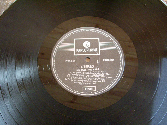 画像: BEATLES - THE BEATLES FOR SALE  / NEW ZEALNAD  LP