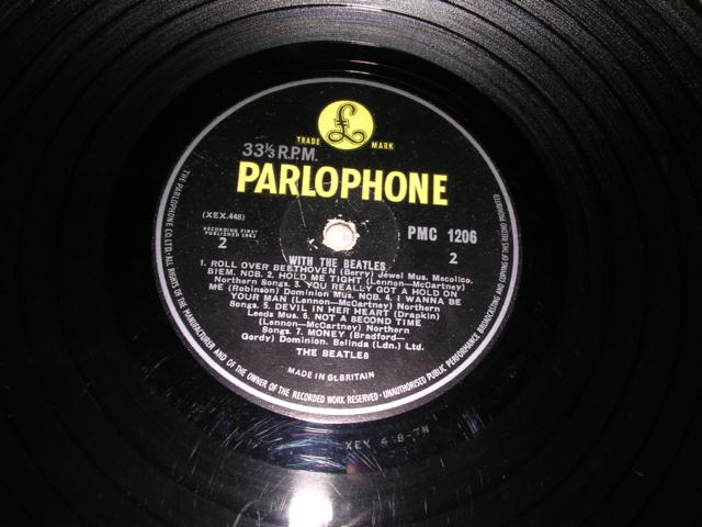 画像: THE BEATLES - WITH THE BEATLES ( MATRIX NUMBER  5N & 5N : "GOTTA HOLD" Regular Credit on BACK COVER  ) / UK YELLOW PARLOPHONE ORIGINAL MONO LP