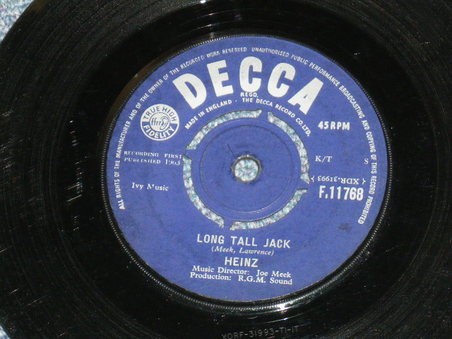 画像: HEINZ  - COUNTRY BOY / 1963 UK ORIGINAL 7"Single