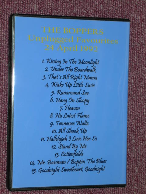 画像: BOPPERS THE - UNPLUGGED FAVOURITES 24 APRIL1992  NEW DVD