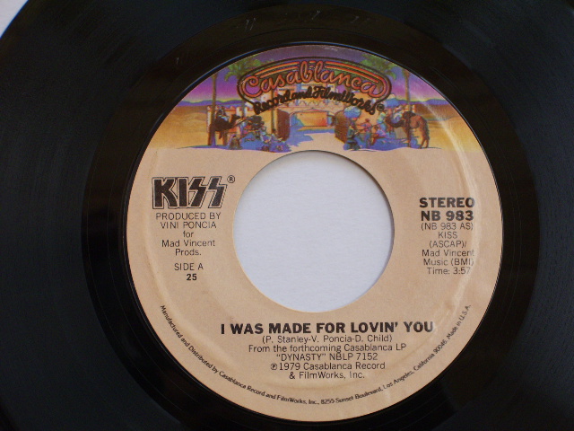 画像1: KISS - I WAS MADE FOR LOVIN' YOU  /1979 US ORIGINAL 7"SINGLE