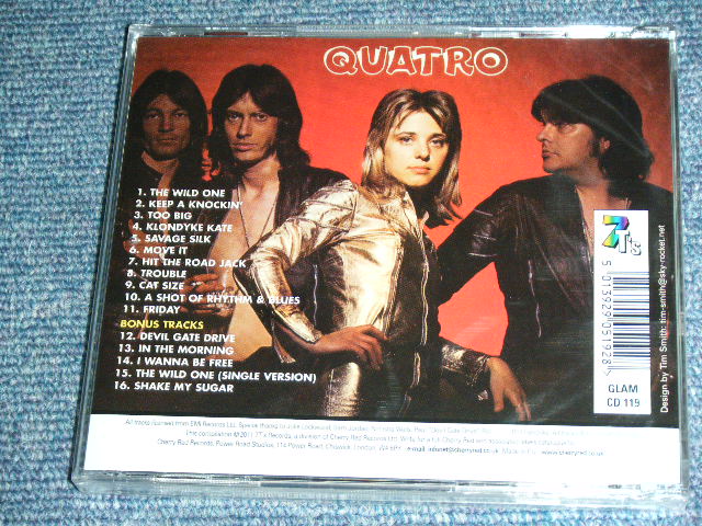 画像: SUZI QUATRO - QUATRO ( ORIGINAL UK ALBUM + BONUS )  /  2011 UK  Brand New  CD 