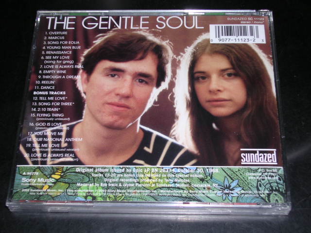 画像: THE GENTLE SOUL -  THE GENTLE SOUL SEALED)   / 2003 US AMERICA "BRAND NEW SEALED"  CD 