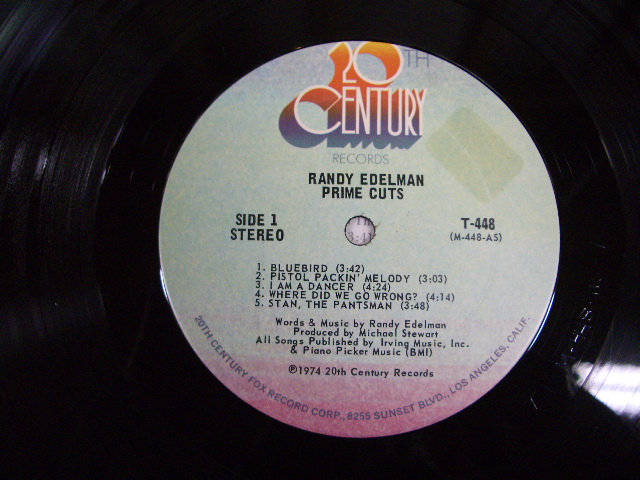 画像: RANDY EDELMAN - PRIME CUTS  / 1974  US ORIGINAL LP 