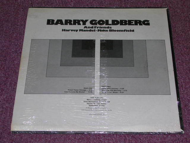 画像: BARRY GOLDBERG - BARRY GOLDBERG / US ORIGINAL Sealed LP RECORD MAN  CR-5105 