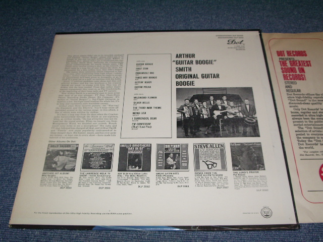 画像: ARTHUR "Guitar Boogie" SMITH  - ORIGINAL "GUITAR BOOGIE"/ 1963  STEREO ORIGINAL LP
