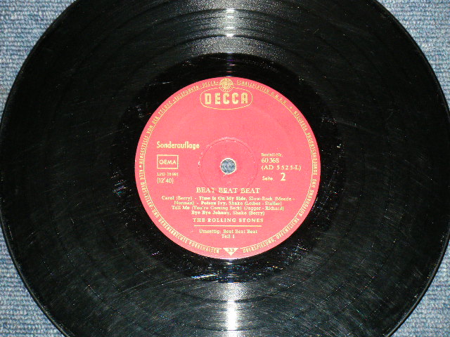 画像: ROLLING STONES - BEAT BEAT BEAT ( Limited 2,000 Press )   / 1964? GERMAN ORIGINAL 10"LP