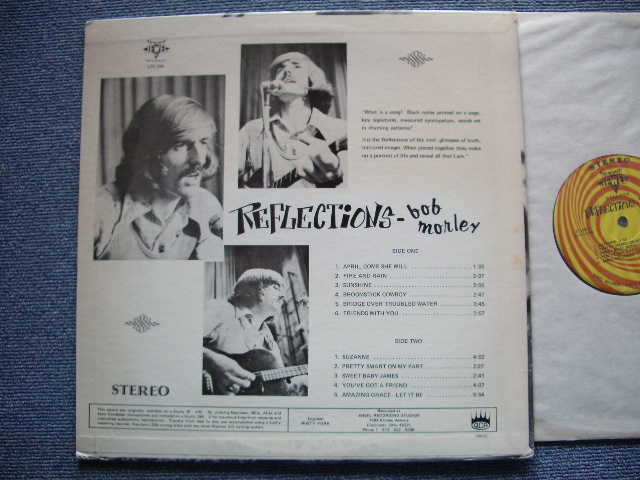 画像: BOB MORLEY - REFLECTIONS / EARLY 1970s US INDIES LP  With AUTOGRAPHED ( SIGNED ) 