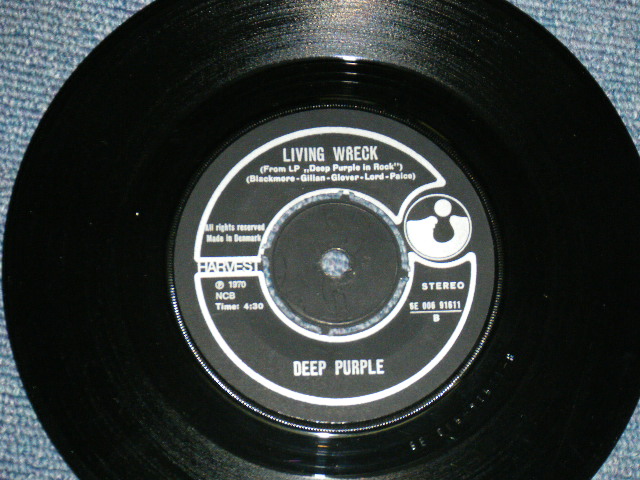 画像: DEEP PURPLE - BLACK NIGHT / 1970 DENMARK  ORIGINAL 7" Single With PICTURE SLEEVE  