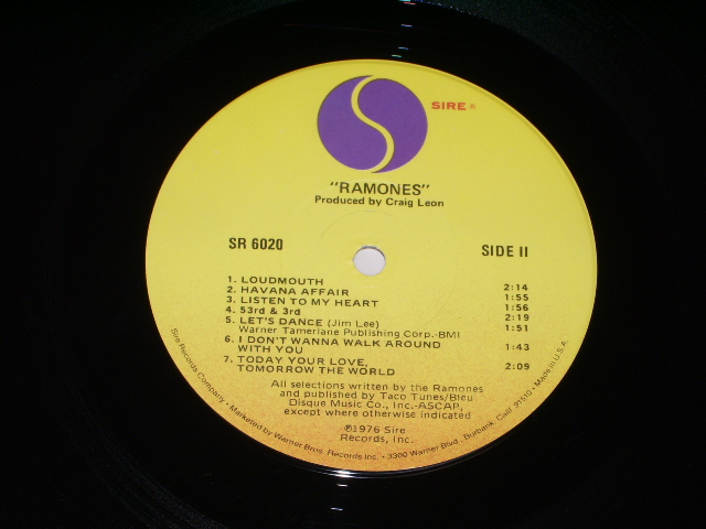 画像: RAMONES  -  RAMONES ( DEBUT ALBUM )  / US ORIGINAL  LP 