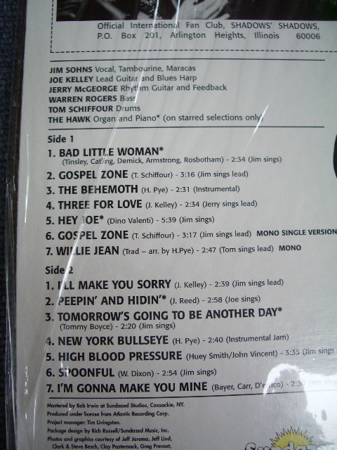 画像: THE SHADOWS OF KNIGHT - BACK DOOR MAN. / 1998 US 180 glam HEAVY WEIGHT REISSUE SEALED LP