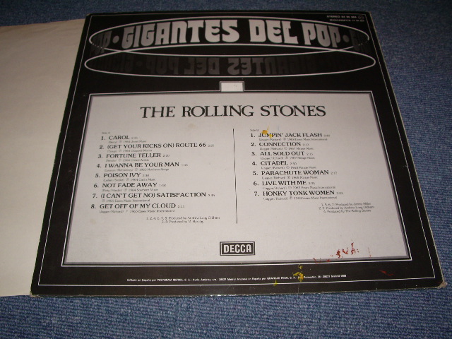 画像: ROLLING STONES - GIANTES DEL POP / Early 1970s SPAIN  ORIGINAL  LP 