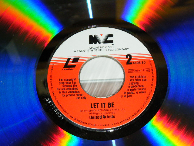 画像: THE BEATLES -  LET IT BE  / 1981 US ORIGINAL Used LASERDISC NTSC SYTEM 