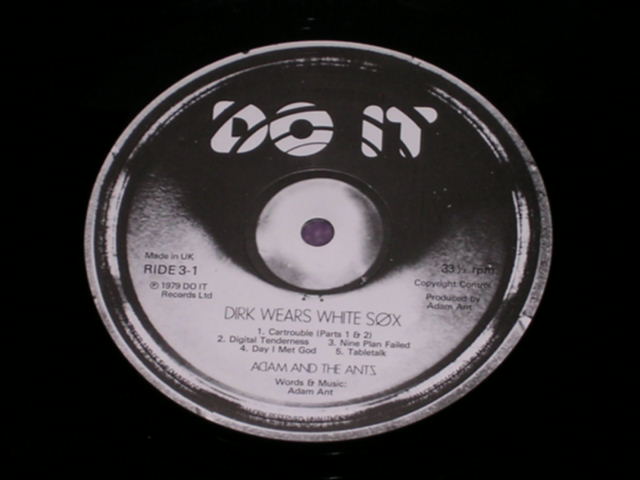 画像: ADAM & THE ANTS - DARK WEARS WHITE SOX  / UK ORIGINAL LP 