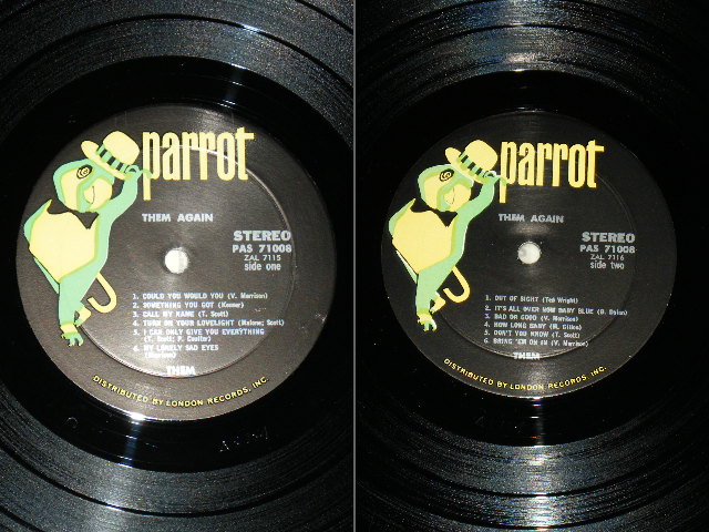 画像: THEM ( VAN MORRISON )  - THEM AGAIN  / 1966 US ORIGINAL 1st Press HEAVY WEIGHT VINYL WAX STEREO LP 