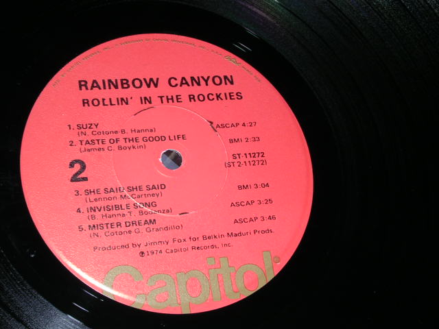 画像: RAINBOW CANYON  - ROLLIN' IN THE ROCKIES / 1974  US ORIGINAL LP 