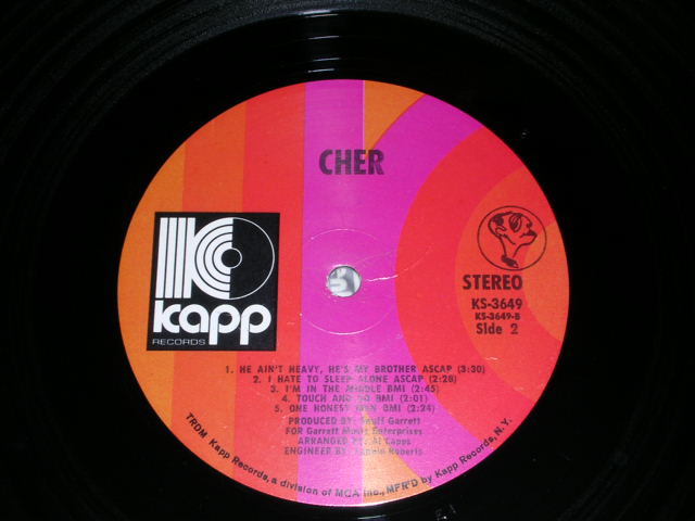 画像: CHER - GYPSY, TRAMPS & THIEVES  / 1971 US ORIGINAL LP 