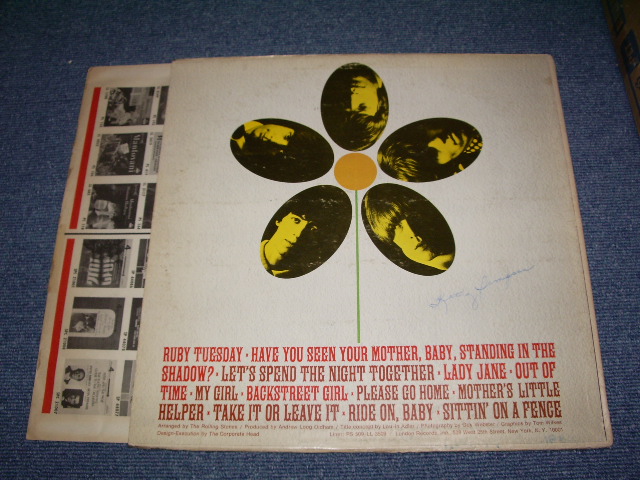 画像: ROLLING STONES - FLOWERS /  US ORIGINAL RED LABEL LP 