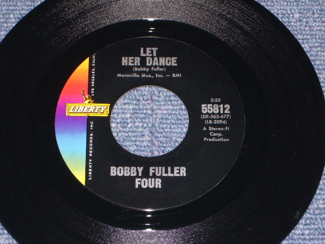 画像1: BOBBY FULLER FOUR - LET HER DANCE  / 1965 US ORIGINAL  7"Single With 