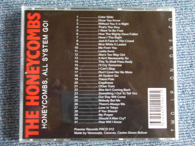 画像: HONEYCOMBS - THE HONEYCOMBS+ALL SYSTEM GO! /2000? VENEZUELA  NEW  CD