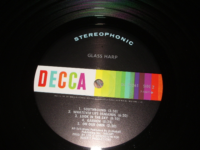 画像: GLASS HARP - GLASS HARP  / 1971 US ORIGINAL  LP 