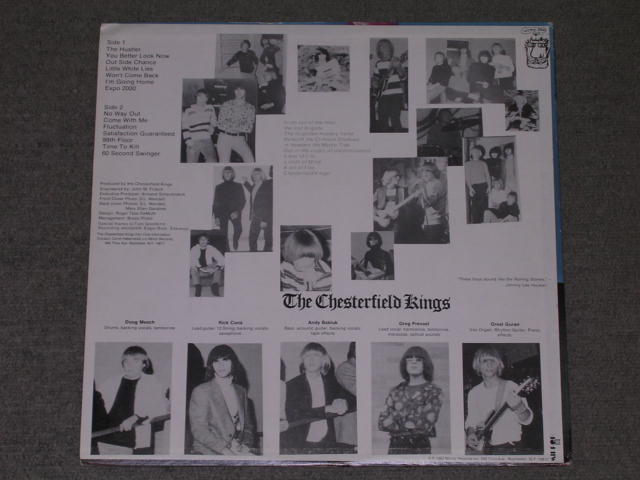 画像: CHESTERFIELD KINGS - HERE ARE THE CHESTERFIELD KINGS   / 1982 US ORIGINAL LP