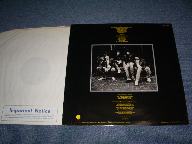 画像: RAMONES  -  ROAD TO RUIN  / UK ORIGINAL  LP 