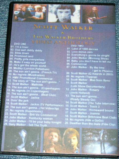 画像: SCOTT WALKER & WALKER BROTHERS - VIDEO ANTHOLOGY   / 2 DVD-R 