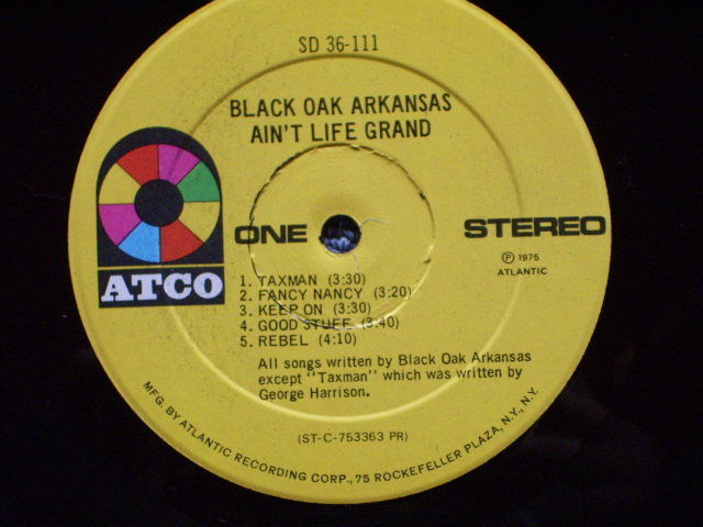 画像: BLACK OAK ARKANSAS - AIN'T LIFE GRAND / 1975 US ORIGINAL LP With SHRINK WRAP 