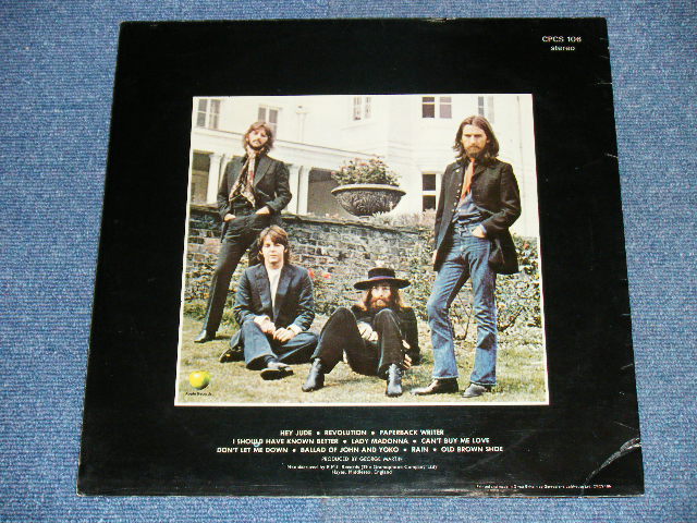 画像: THE BEATLES - HEY JUDE / 1973  UK EXPORT  APPLE LIGHT GREEN LABEL  LP