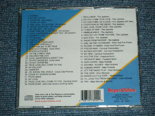 画像: J.B.AND THE PLAYBOYS ( 60'S CANADIAN BEAT ROCK BAND ) - ANTHOLOGY   / 2005 CANADA  ORIGINAL Brand New SEALED  2CD