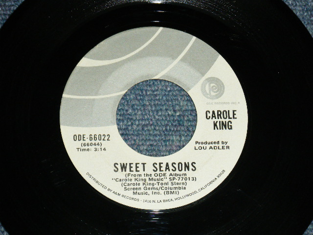画像: CAROLE KING - SWEET SEASONS  / 1971 US ORIGINAL 7" Single  With PICTURE SLEEVE