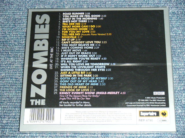 画像: THE ZOMBIES - LIVE AT BBC / 2003 GERMAN Brand New SEALED CD 