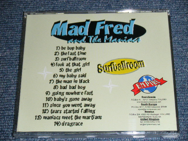 画像: MAD FRED AND THE MANIACS - SURFBALLROOM /2005 GERMAN ORIGINAL Brand New CD  