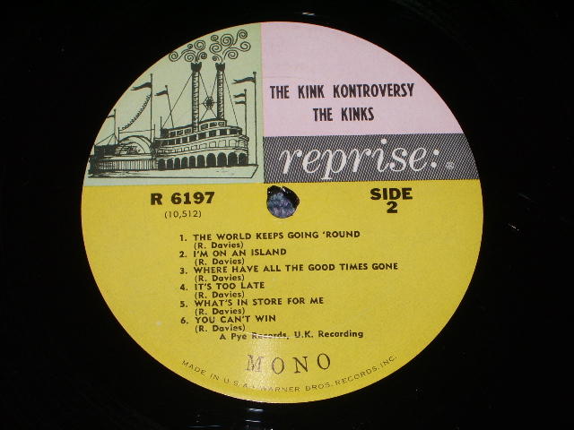 画像: THE KINKS - THE KINKS KONTROVERSY / 1966 US ORIGINAL MONO LP 