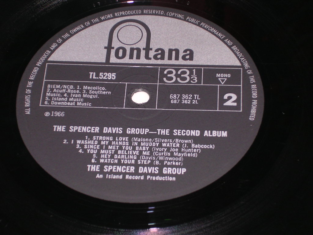 画像: SPENCER DAVIS GROUP - THE SECOND ALBUM  (Ex++/Ex) /  1966 UK ENGLAND ORIGINAL MONO Used LP 