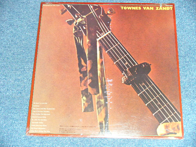 画像: TOWNES VAN ZANDT - FLYIN' SHOES (Ex++/MINT- Cutout) / 1978 Version US AMERICA ORIGINAL "PROMO" Used LP 