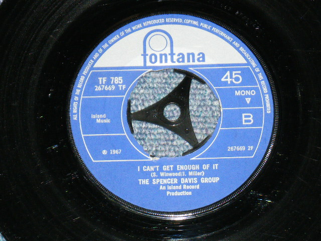画像: SPENCER DAVIS GROUP - I'M A MAN  / 1967  UK ORIGINAL 7"Single