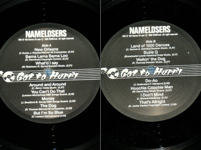 画像: NAMELOSERS ( 60's SWEDISH BEAT BAND ) - FABULOUS SOUNDS FROM SOUTHERN SWEDEN  / 1989 SWEDED ORIGINAL Used LP 