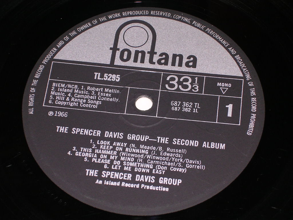画像: SPENCER DAVIS GROUP - THE SECOND ALBUM  (Ex++/Ex) /  1966 UK ENGLAND ORIGINAL MONO Used LP 