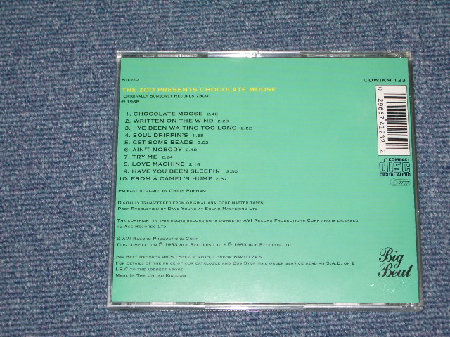 画像: THE ZOO -  THE ZOO PRESENTS CHOCORATE MOOSE  /1993 UK Brand New CD 