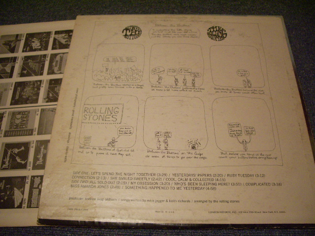 画像: ROLLING STONES - BETWEEN THE BUTTONS ( MATRIX NUMBER  / PRINTED STYLE     A) XARL-7616-1C    B) XARL-7617-1C ) (VG+++/Ex-)  / 1967 US AMERICA ORIGINAL "RED LABEL"  MONO LP 