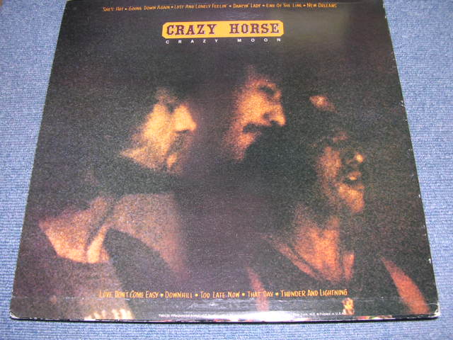 画像: CRAZY HORSE - CRAZY HORSE (Ex+++/MINT-) / 1978 US AMERICA ORIGINAL Used LP 