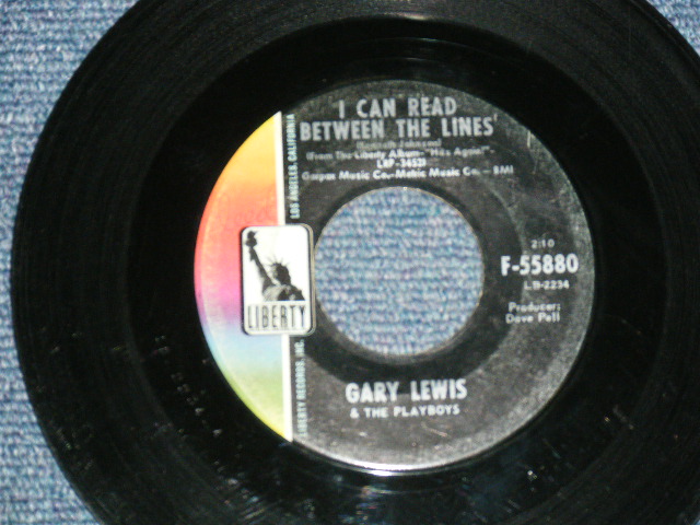 画像: GARY LEWIS & THE PLAYBOYS - GREEN GRASS /1966  US ORIGINAL 7"SINGLE + PICTURE SLEEVE 