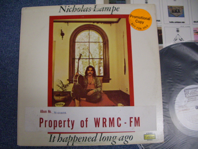画像1: NICHOLAS LAMPE - IT HAPPENED LONG AGO  / 1970 US ORIGINAL WHITE LABEL PROMO LP 