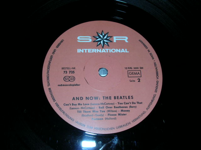 画像: THE BEATLES  - AND NOW /  WEST-GERMANY ORIGINAL MONO LP 