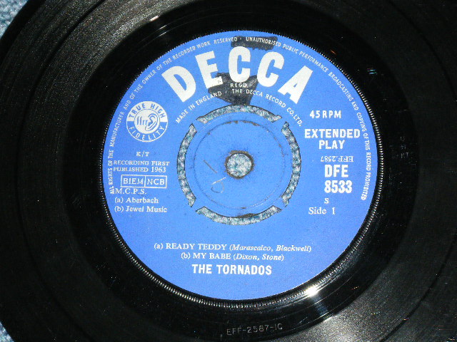 画像: THE TORNADOS - TORNADO ROCK / 1963 UK ORIGINAL 7"EP With PICTURE SLEEVE 